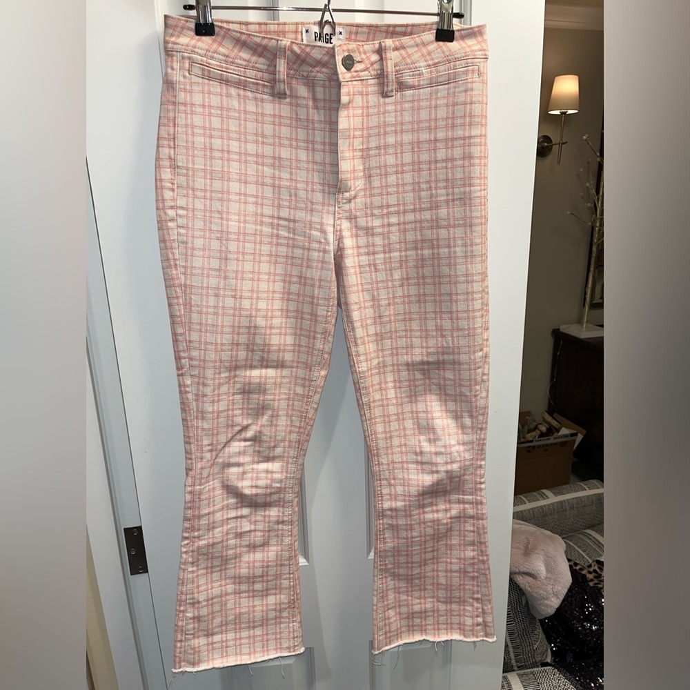 Sz 29 Paige Collete Crop Flare Jean